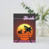 Carte Postale Affiche Florida Sunset 1984 (Debout devant)