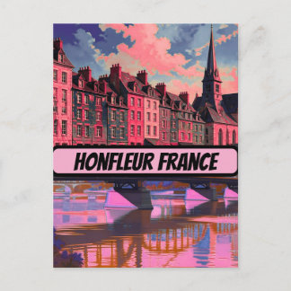 Carte Postale Affiche Honfleur France Voyage Impression Murale V