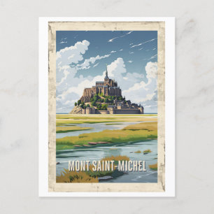 Carte Postale Affiche Mont Saint-Michel - France -