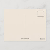 Carte Postale Affiche musicale vintage pour enfants (Dos)