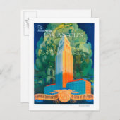 Carte Postale Affiche promotionnelle de Los Angeles (Devant / Derrière)
