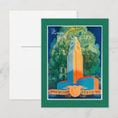 Carte Postale Affiche promotionnelle de Los Angeles (Devant / Derrière)