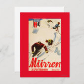 Carte Postale Affiche promotionnelle des courses d'enfer (Devant / Derrière)