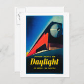 Carte Postale Affiche promotionnelle du train d'été (Devant / Derrière)