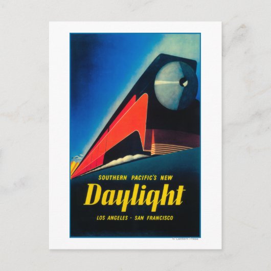 Carte Postale Affiche promotionnelle du train d'été (Devant)