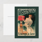 Carte Postale Affiche promotionnelle ElectricineFrance (Devant / Derrière)