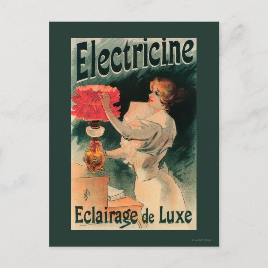 Carte Postale Affiche promotionnelle ElectricineFrance (Devant)