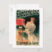 Carte Postale Affiche promotionnelle ElectricineFrance (Devant / Derrière)