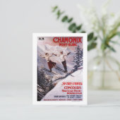 Carte Postale Affiche promotionnelle ski (Debout devant)