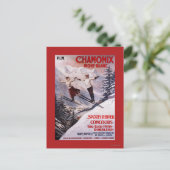 Carte Postale Affiche promotionnelle ski (Debout devant)