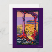 Carte Postale Affiche promotionnelle Voyage (Devant / Derrière)