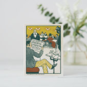 Carte Postale Affiche publicitaire 1895 (Debout devant)