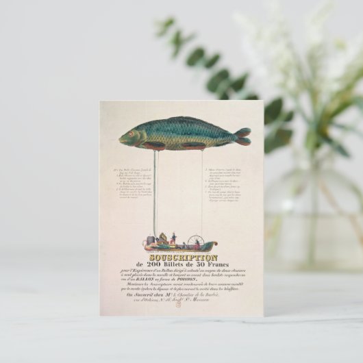 Carte Postale Affiche publicitaire de l'abonnement (Debout devant)