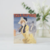 Carte Postale Affiche publicitaire du 'Théâtre' (Debout devant)