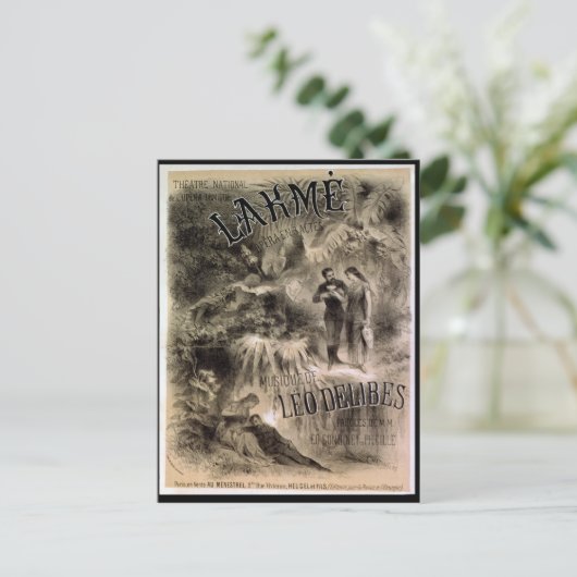 Carte Postale Affiche publicitaire 'Lakme' (Debout devant)