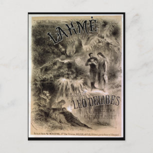 Carte Postale Affiche publicitaire 'Lakme'