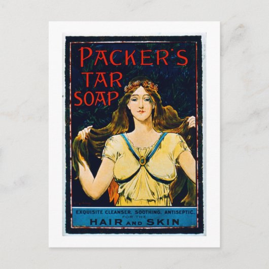 Carte Postale Affiche publicitaire 'Packer's Tar Soap' (couleur  (Devant)