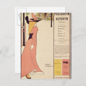 Carte Postale Affiche publicitaire pour 'Le Livre Jaune' (Devant / Derrière)