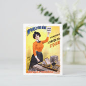 Carte Postale Affiche publicitaire Vintage française restaurée (Debout devant)