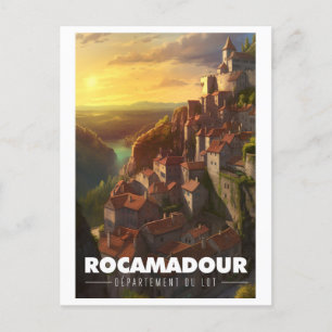 Carte Postale Affiche Rocamadour - France - Département du Lot -