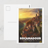 Carte Postale Affiche Rocamadour - France - Département du Lot - (Devant / Derrière)