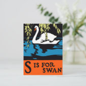 Carte Postale Affiche S pour Cygne (Debout devant)
