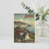 Carte Postale Affiche Suisse Travel (Debout devant)