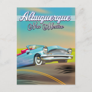 Carte Postale Affiche touristique d'Albuquerque Nouveau-Mexique