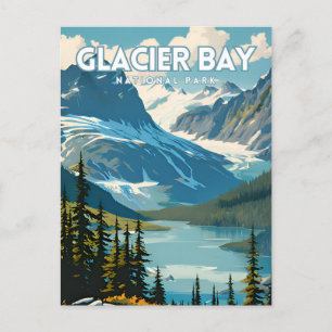 Carte Postale Affiche touristique du parc national de la baie Gl