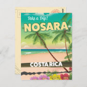 Carte Postale Affiche touristique Nosara Costa Rican (Devant / Derrière)