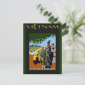 Carte Postale Affiche touristique vintage Vietnam (Debout devant)