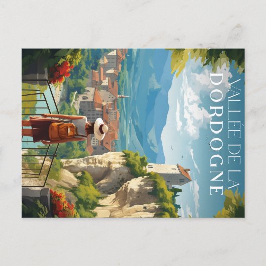 Carte Postale Affiche - Vallée de la dordogne - 24 (Devant)