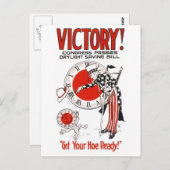 Carte Postale Affiche Victory-Cigar-Congress_Propaganda (Devant / Derrière)