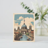 Carte Postale Affiche vintage de Berlin (Debout devant)