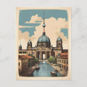 Carte Postale Affiche vintage de Berlin (Devant)
