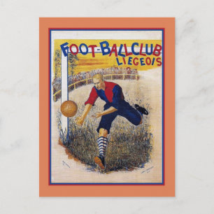 Carte Postale Affiche vintage de football 1894