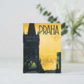 Carte Postale Affiche vintage Prague (Praha) (Debout devant)