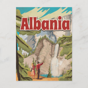 Carte Postale Affiche Vintage voyage Albanie
