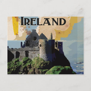 Carte Postale Affiche Vintage voyage d'Irlande