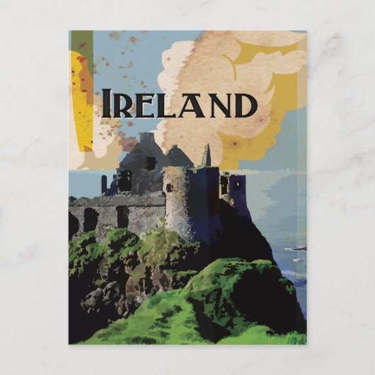 Carte Postale Affiche Vintage voyage d'Irlande (Devant)