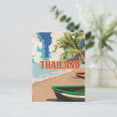 Carte Postale Affiche Vintage voyage en Thaïlande (Debout devant)