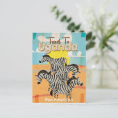 Carte Postale Affiche Vintage voyage Ouganda (Debout devant)