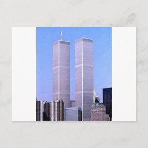 Carte Postale Affiche Vintage World Trade Center Twin Towers NYC