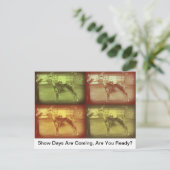 Carte Postale Afficher les jours (Debout devant)