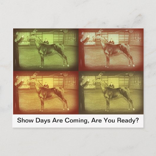 Carte Postale Afficher les jours (Devant)