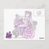 Carte postale "Affinity" Rose Fairy Art Avery (Dos)