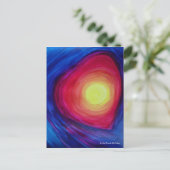 Carte Postale affirmation d'abondance (Debout devant)