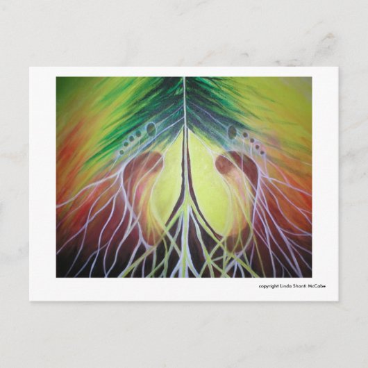 Carte Postale Affirmation d'avoir raison là où vous devez être (Devant)