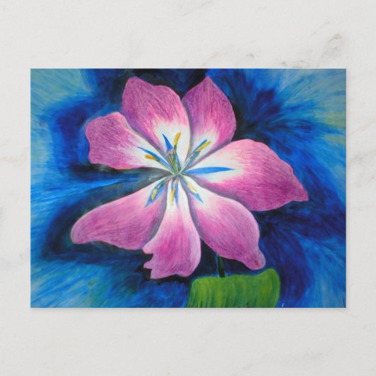 Carte Postale affirmation de la fleur de pardon (Devant)