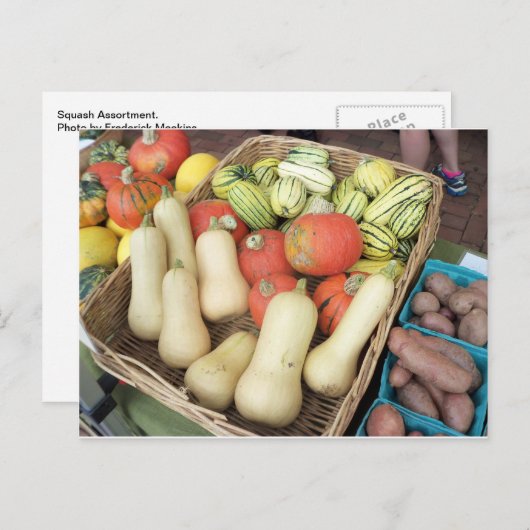 Carte Postale Affirmation de squash (Devant / Derrière)